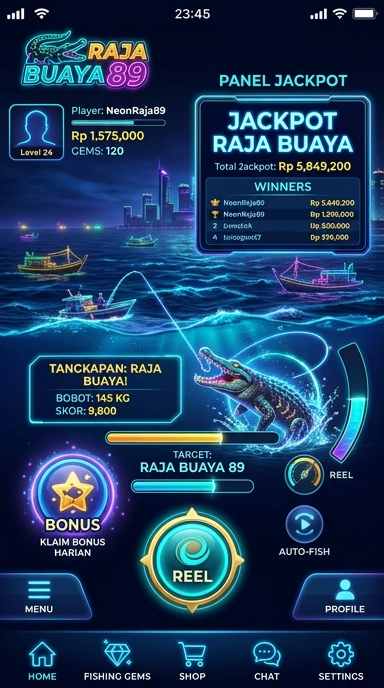 rajabuaya89 — layar beranda